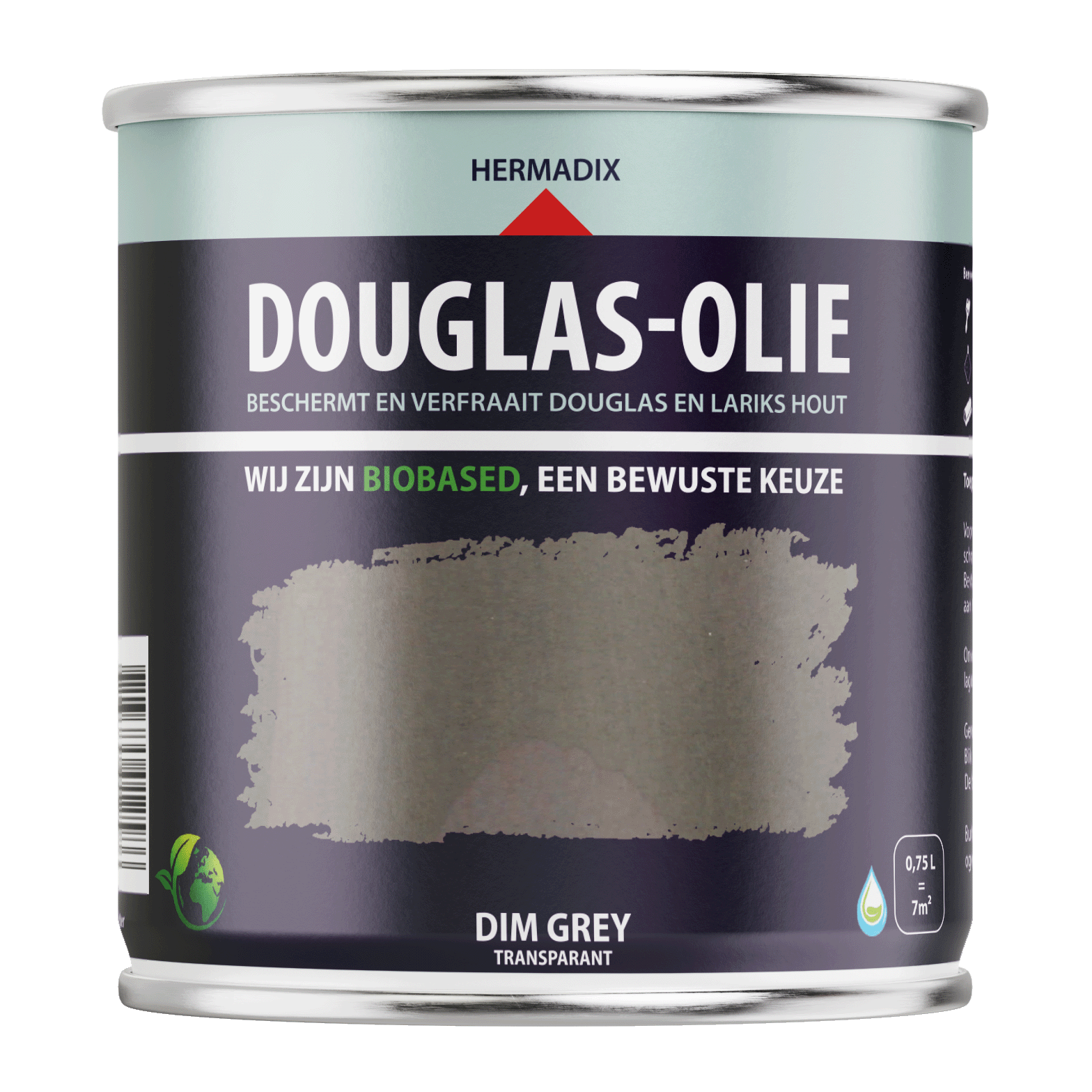 Hermadix Douglas-olie Dim Grey 750ml