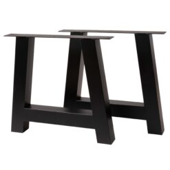 Stalen A-tafelpoot Zwart