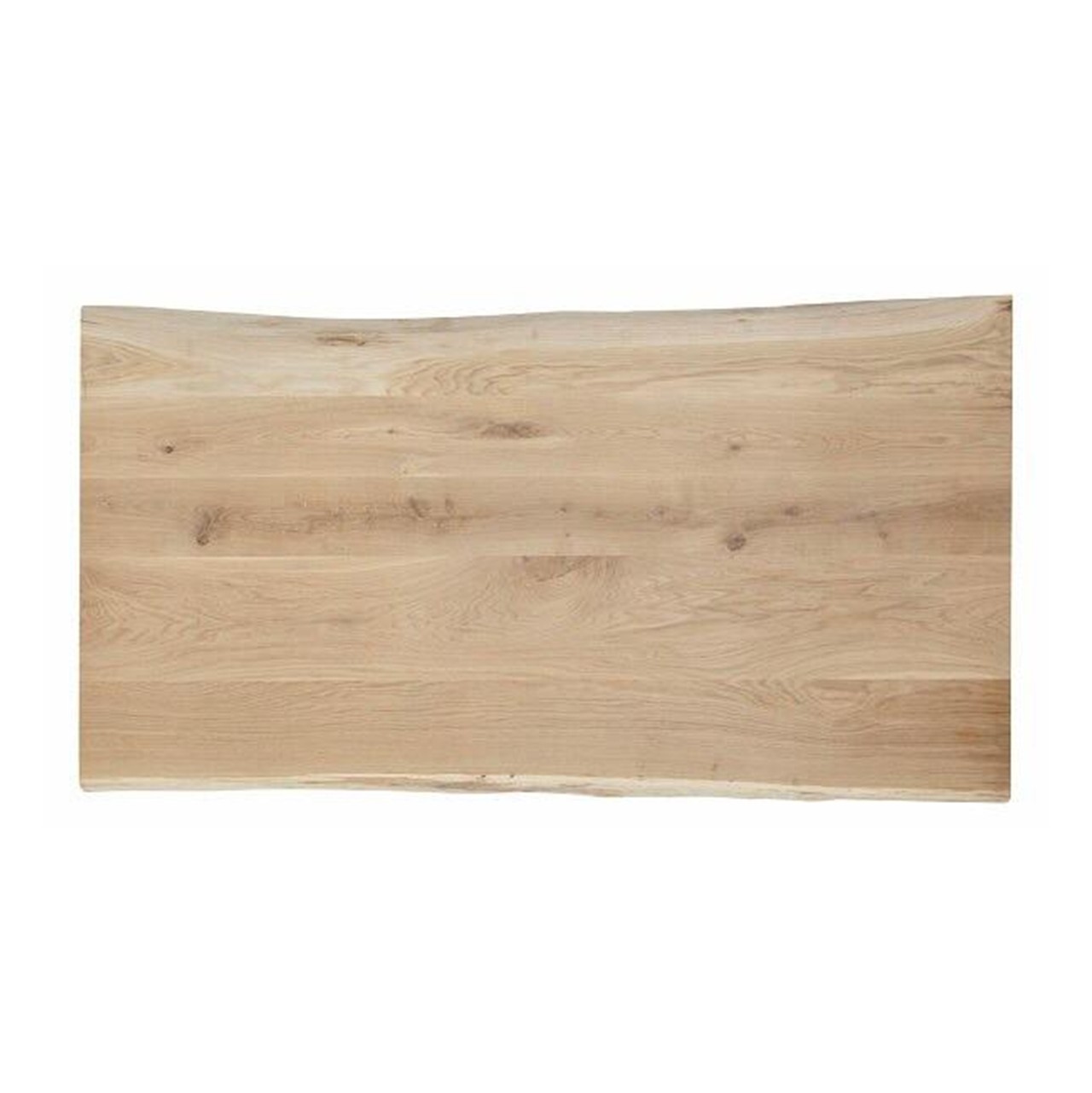 Eiken salon boomstamtafelblad 100 x 70