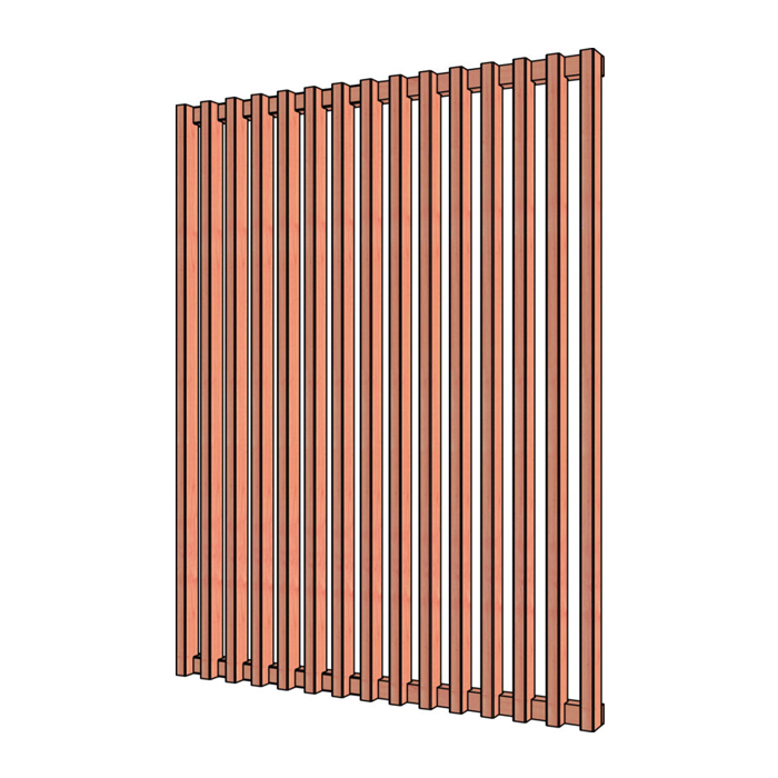 Louvre verticaal module B