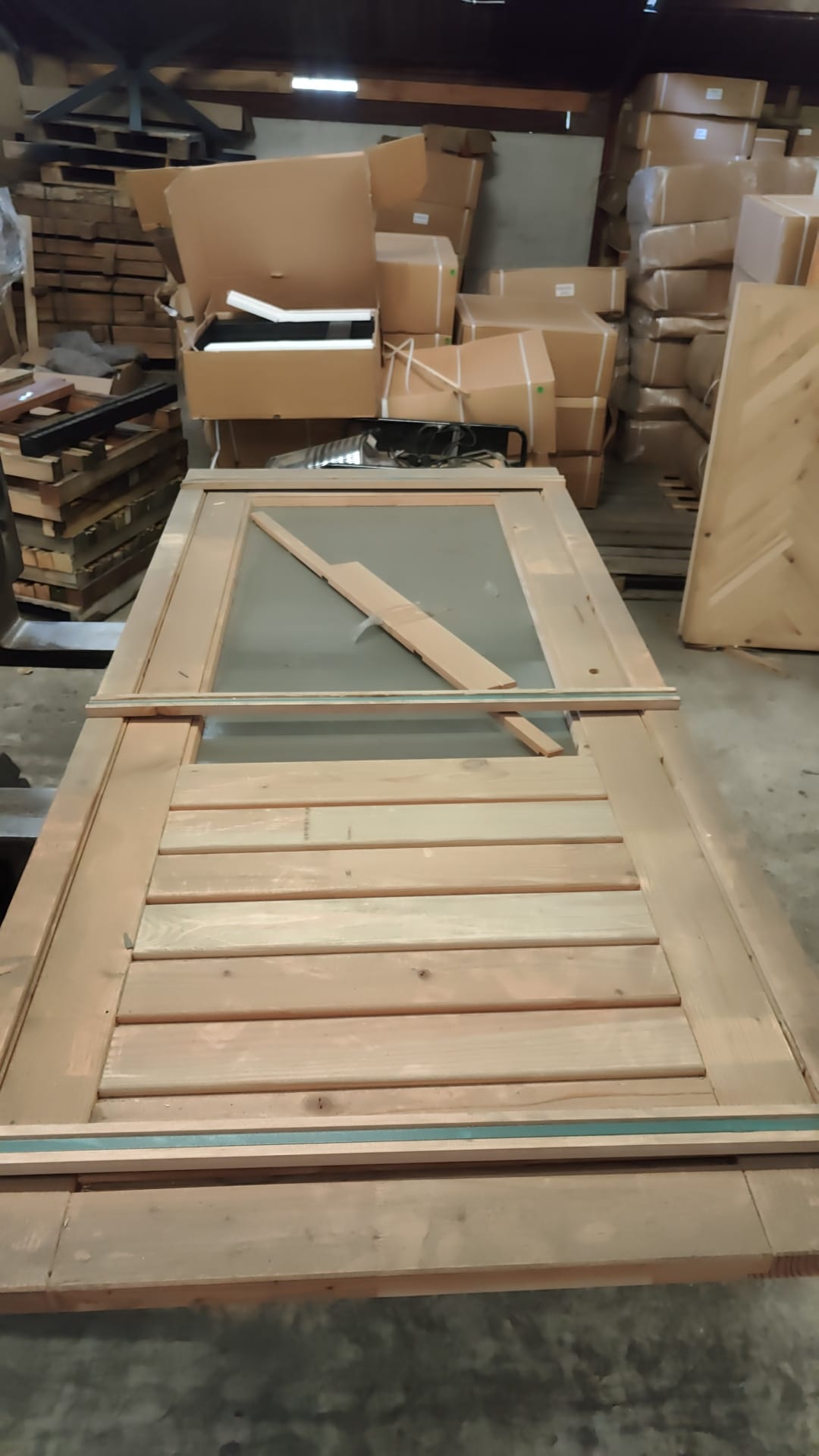 D03 stapeldorpeldeur enkel Rechtdraaiend