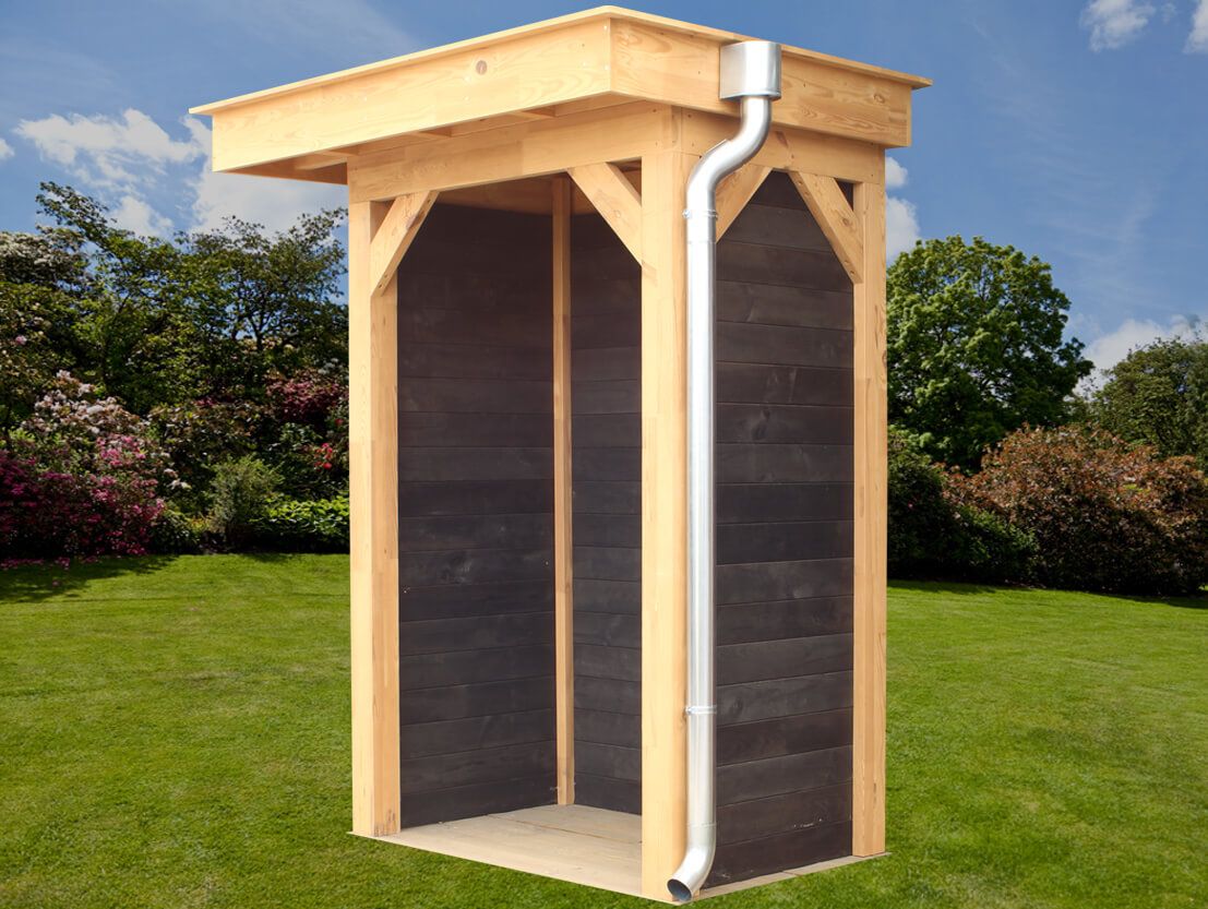 Hemelwaterafvoerset platdak zijuitloop Verzinkt Metaal