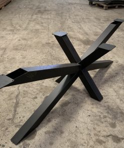 Matrix Tafelpoot Zwart gepoedercoat Groot