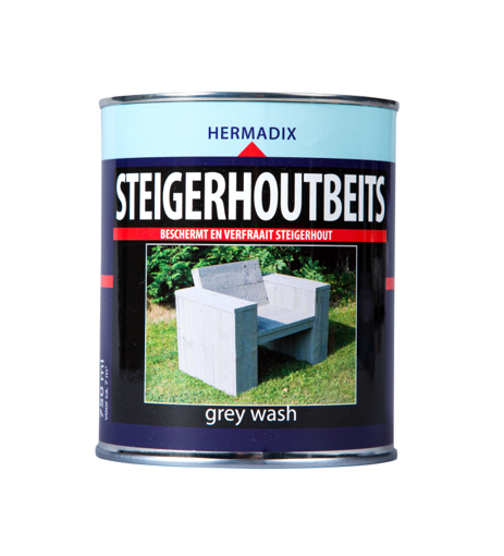 Hermadix Steigerhoutbeits Grey Wash 750ml